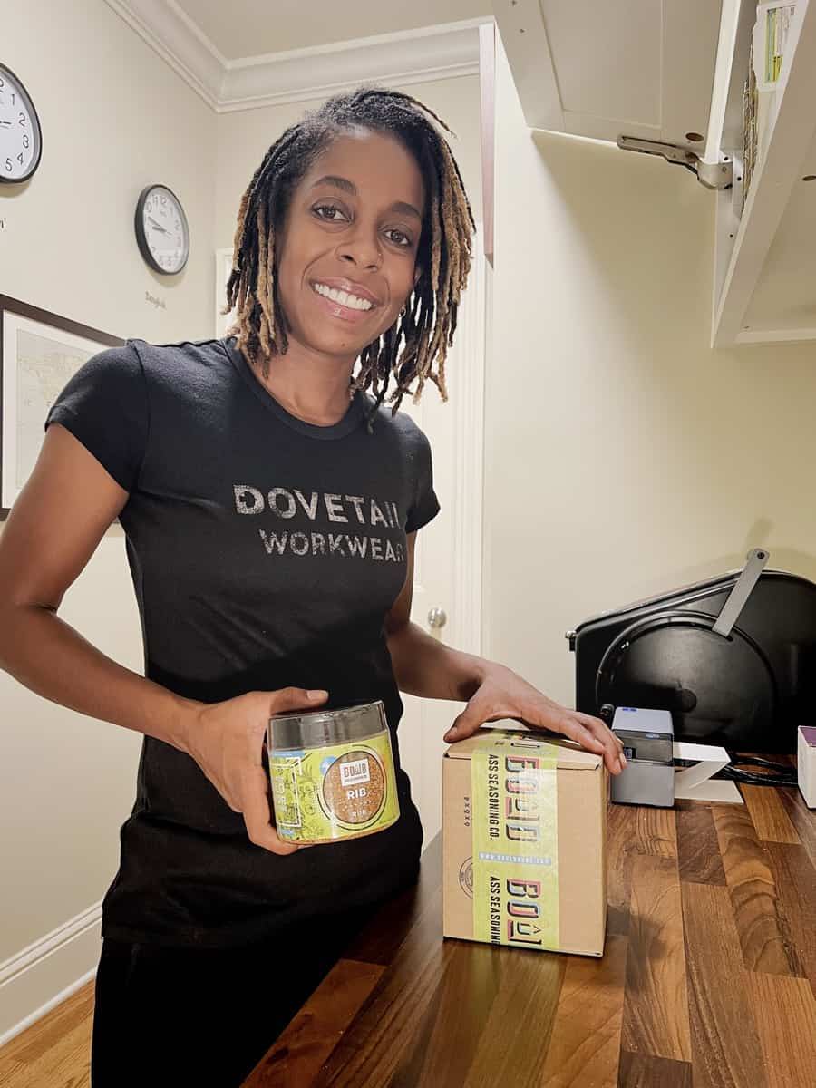 Woman at Work Domonique Bouldrick Co Founder BOÛLD Ass Seasoning Co